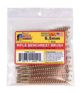 Pro-Shot 6.5mm rifle bore brush with brass core and bronze bristles